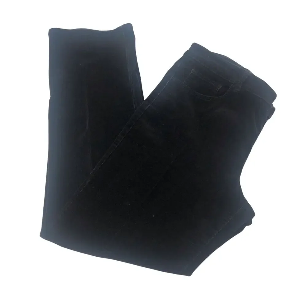 Chaps Traditional Black Corduroy Pants Classic Jeans Styling 5 Pocket Detail - Picture 13 of 16